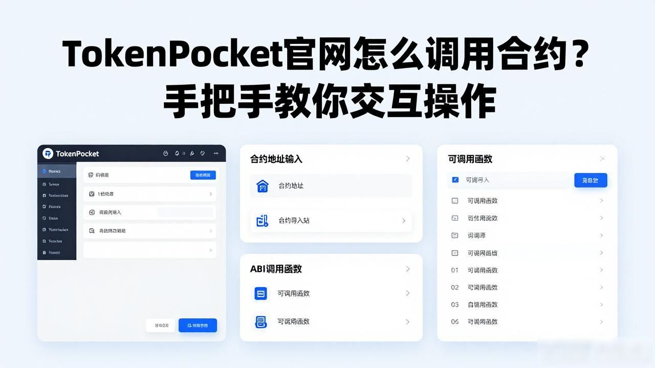 TokenPocket官网怎么调用合约?手把手教你交互操作