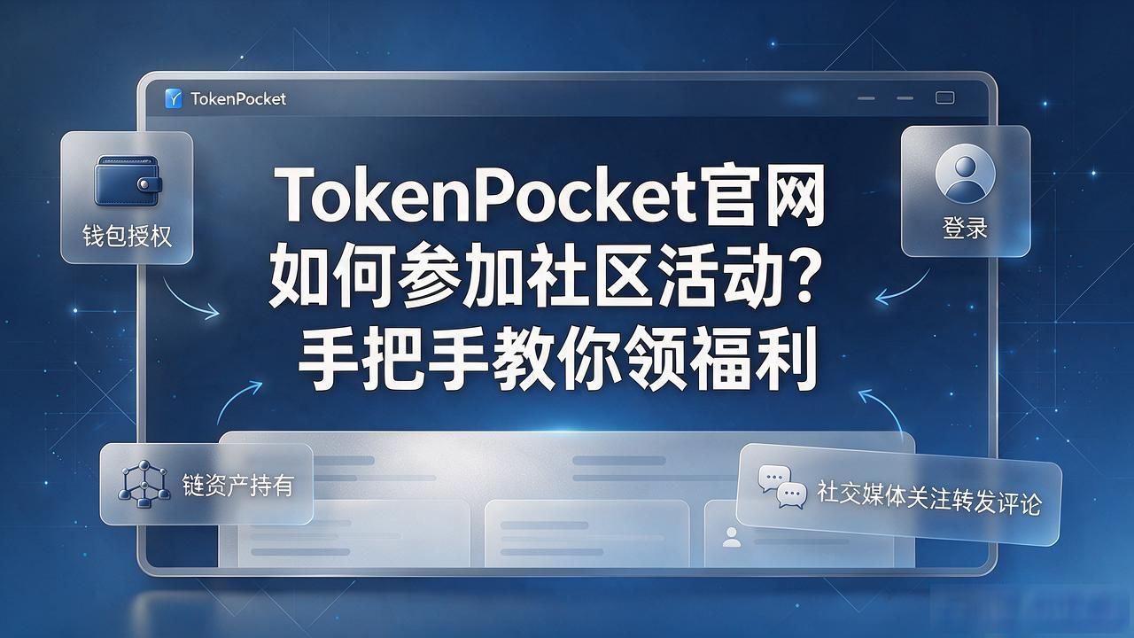 TokenPocket官网如何参加社区活动？手把手教你领福利