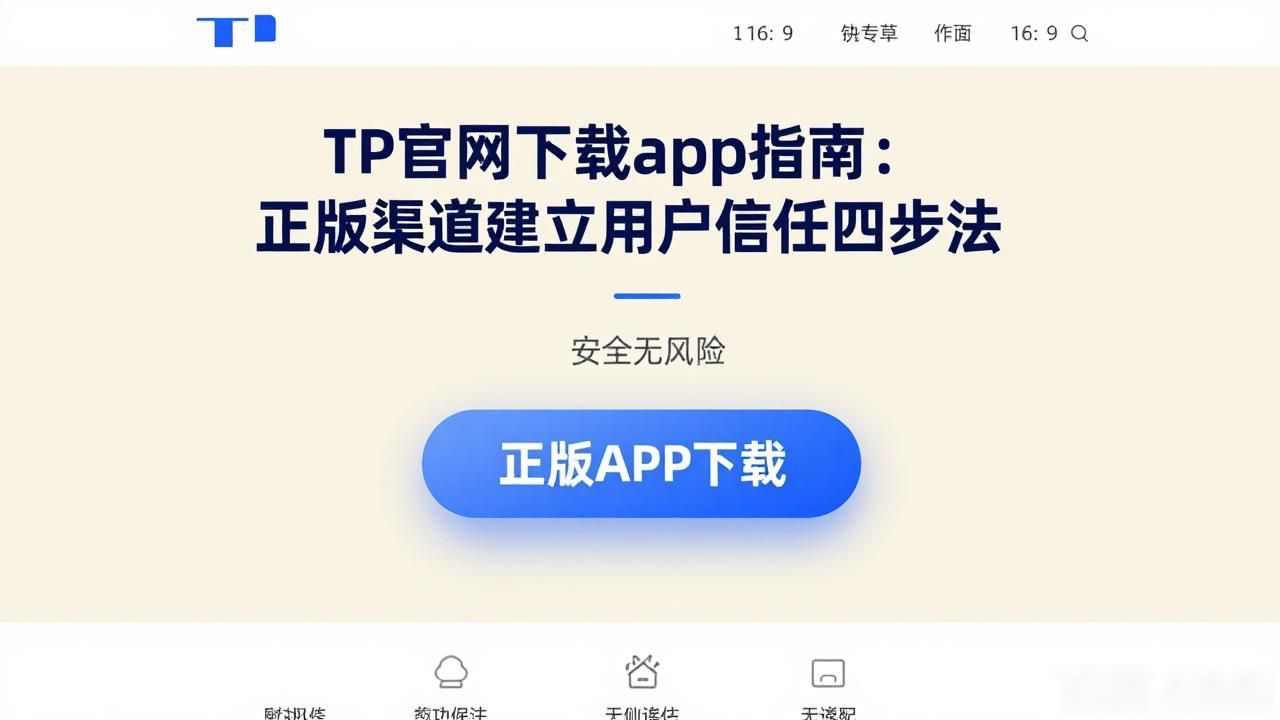 TP官网下载app指南：正版渠道建立用户信任四步法