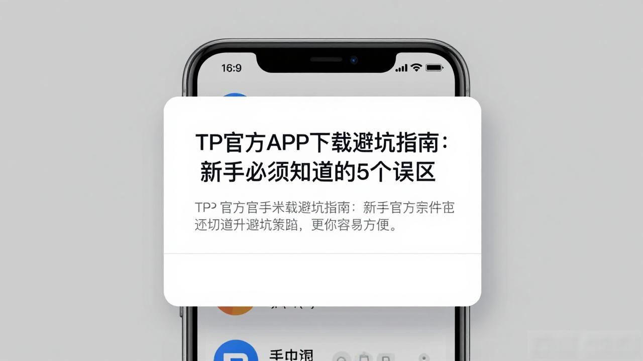 TP官方app下载避坑指南:新手必须知道的5个误区