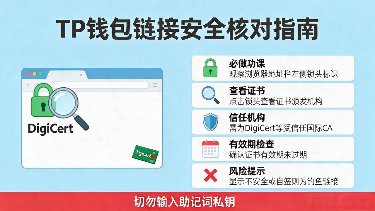 怎么确认TP钱包下载链接安全 核对域名看锁头标识避钓鱼
