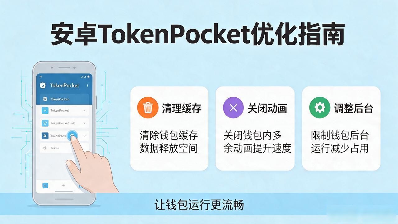 安卓TokenPocket太卡？清缓存关动画调后台，钱包立马丝滑