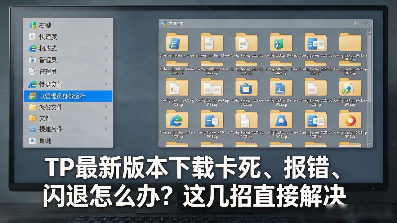 TP最新版本下载卡死、报错、闪退怎么办？这几招直接解决