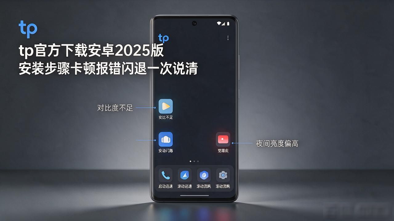 tp官方下载安卓2025版 安装步骤卡顿报错闪退一次说清