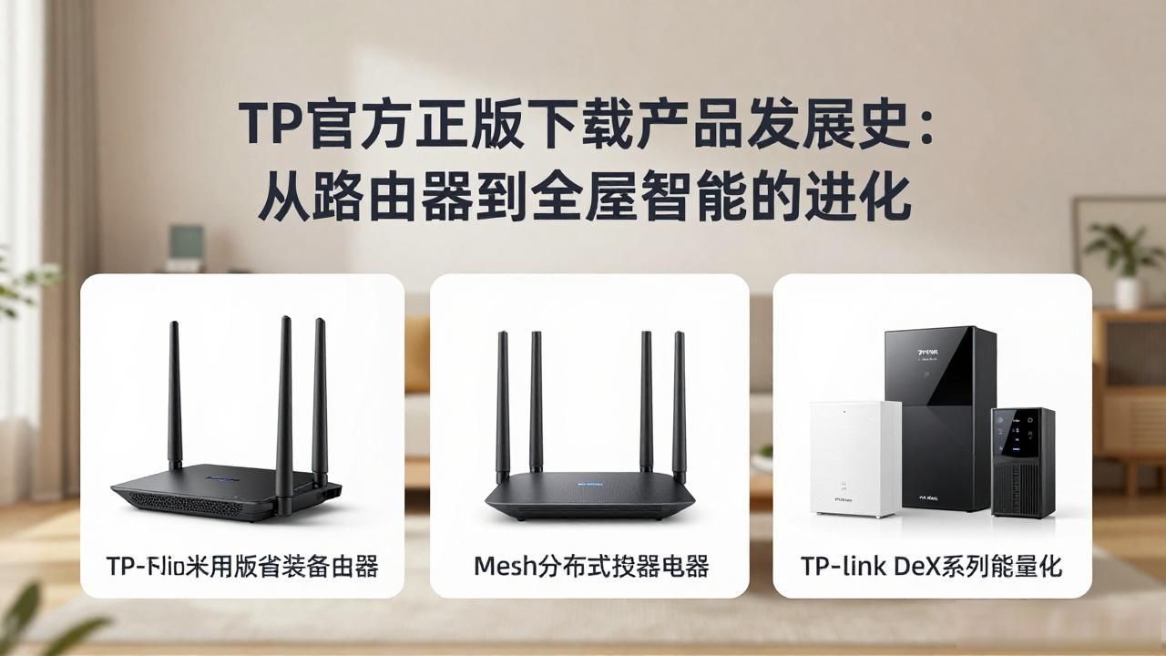 tp官方正版下载产品发展史:从路由器到全屋智能的进化