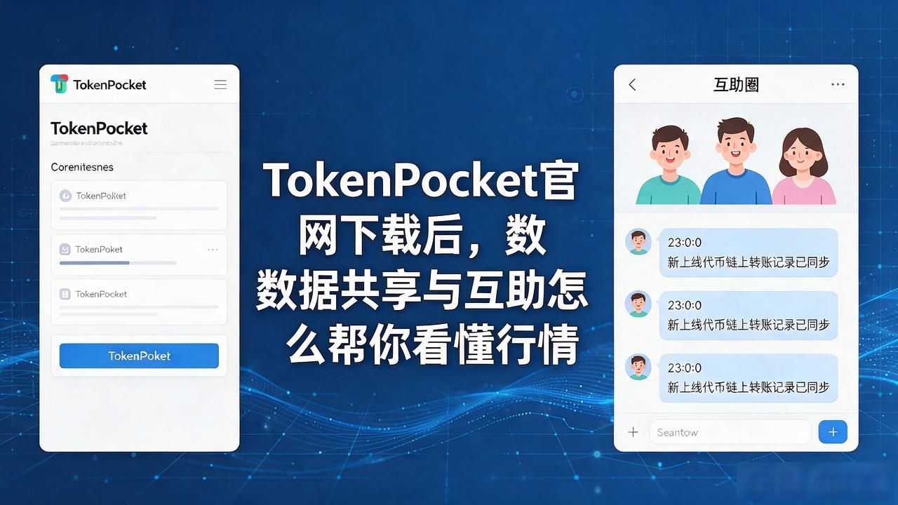 TokenPocket官网下载后，数据共享与互助怎么帮你看懂行情