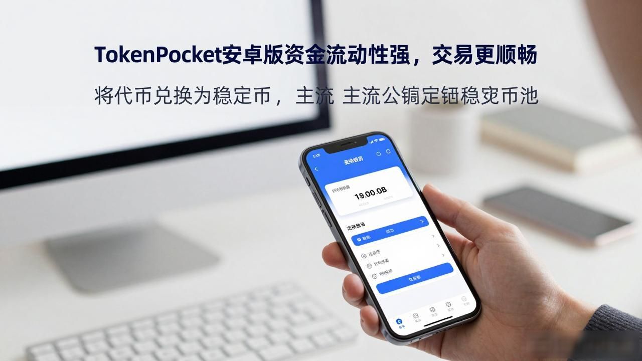 TokenPocket安卓版资金流动性强,交易更顺畅